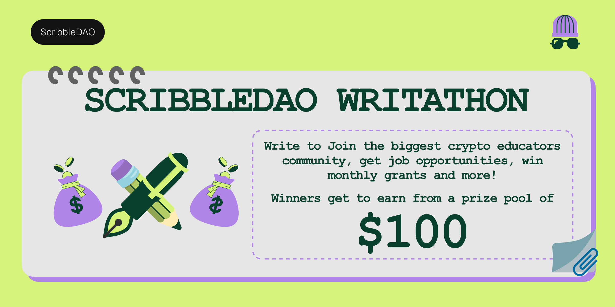 Scribble DAO Writeathon | Hackathon | DoraHacks
