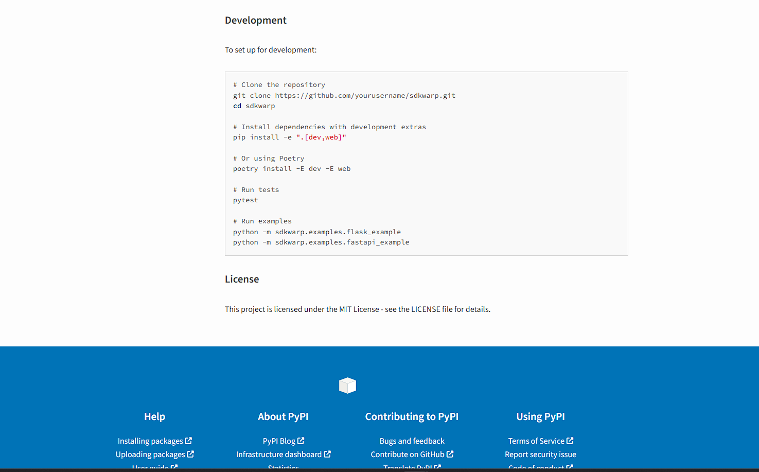 SDKWarp - MultiversX Warp SDK for Python | Buidls | DoraHacks