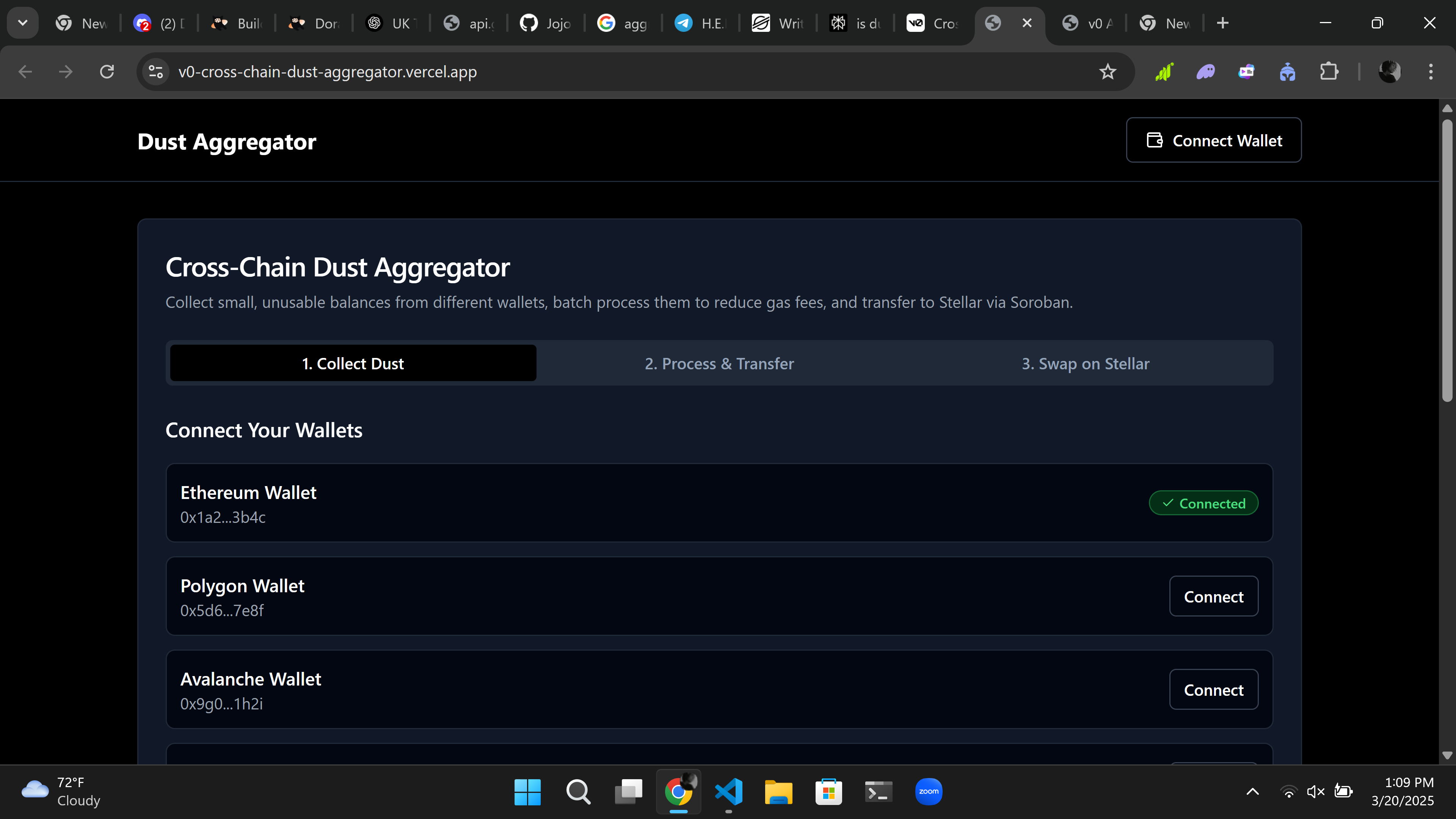 DUST AGGREGATOR | Buidls | DoraHacks
