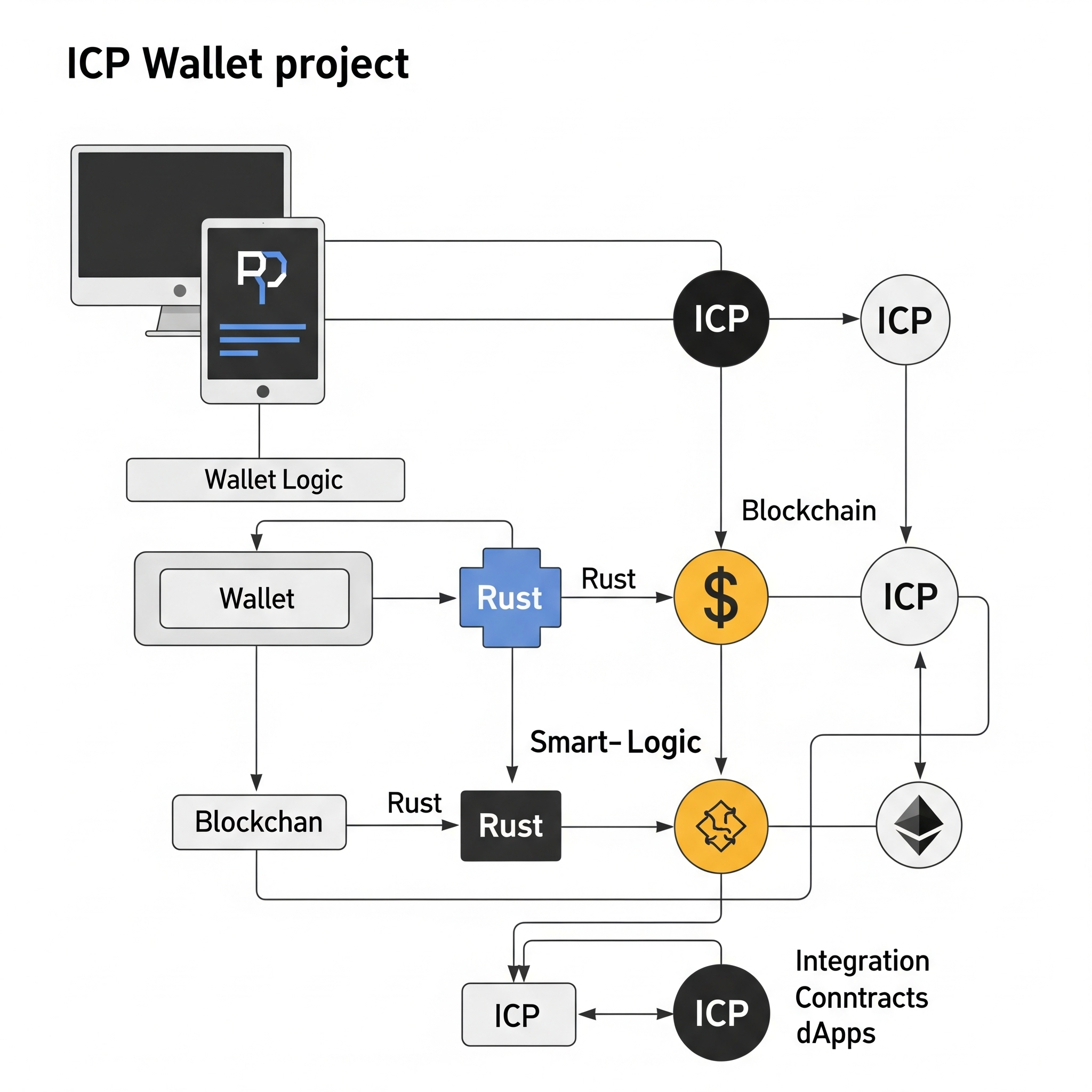 ICP WALLET | Buidls | DoraHacks