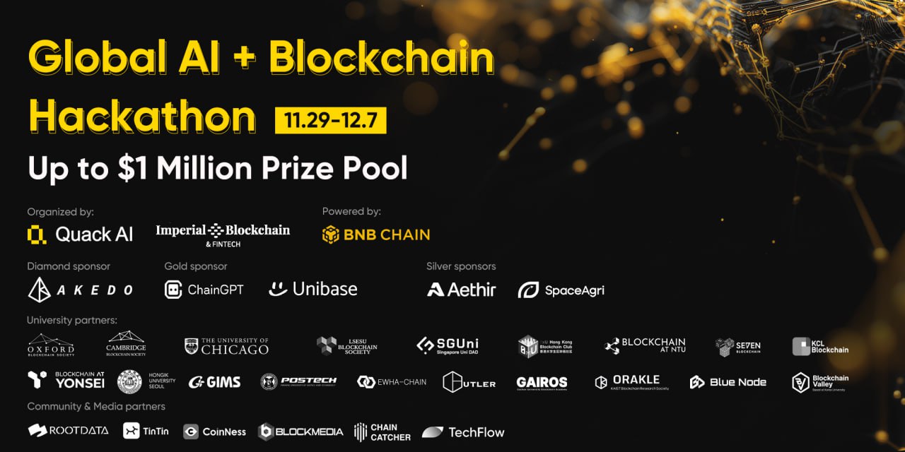 UK AI Agent Hackathon Ep3 | AI + Blockchain Hackathon Powered by BNB Chain  | Hackathon | DoraHacks