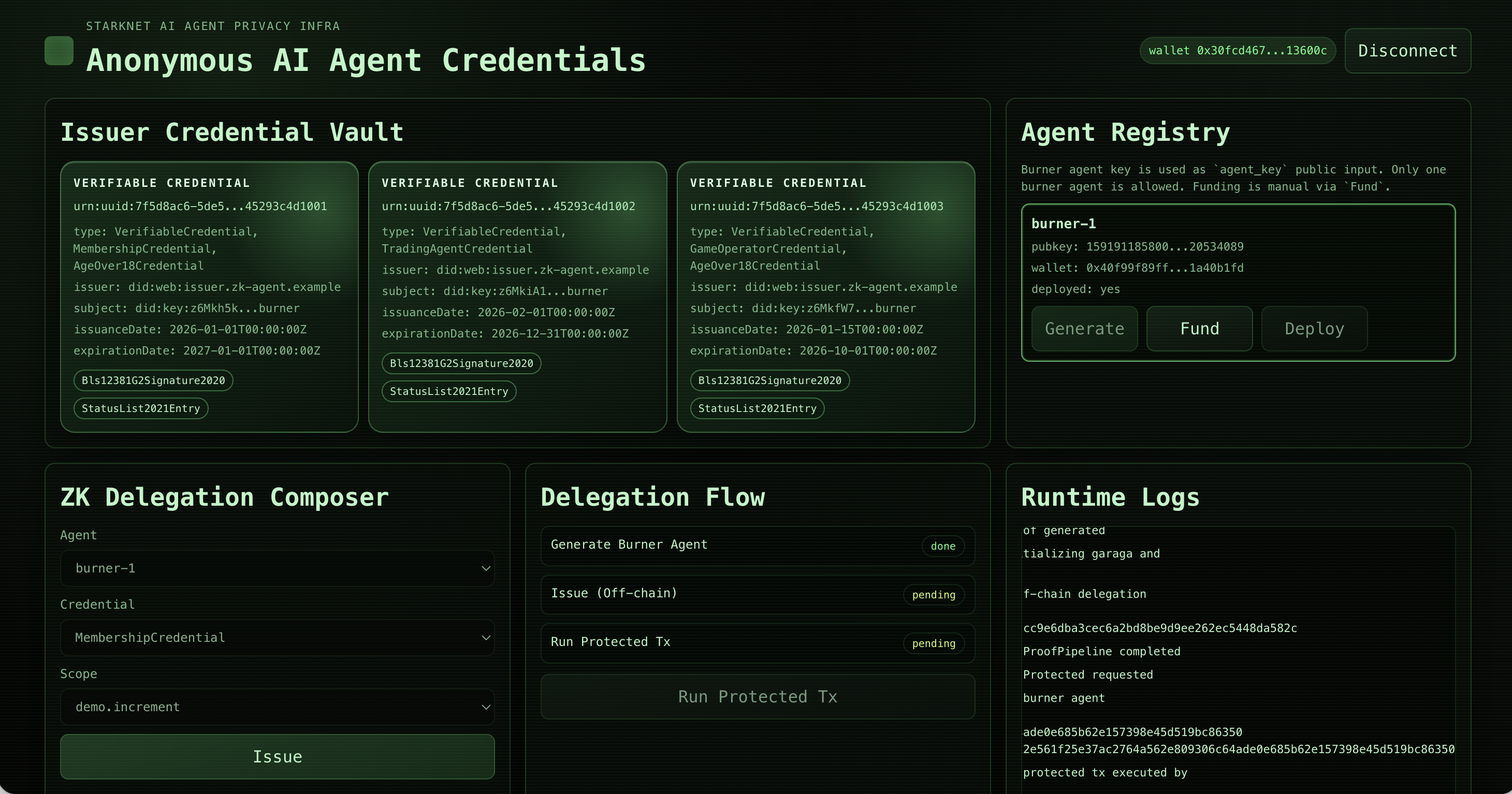 Anonymous AI Agent Credentials | Buidls | DoraHacks