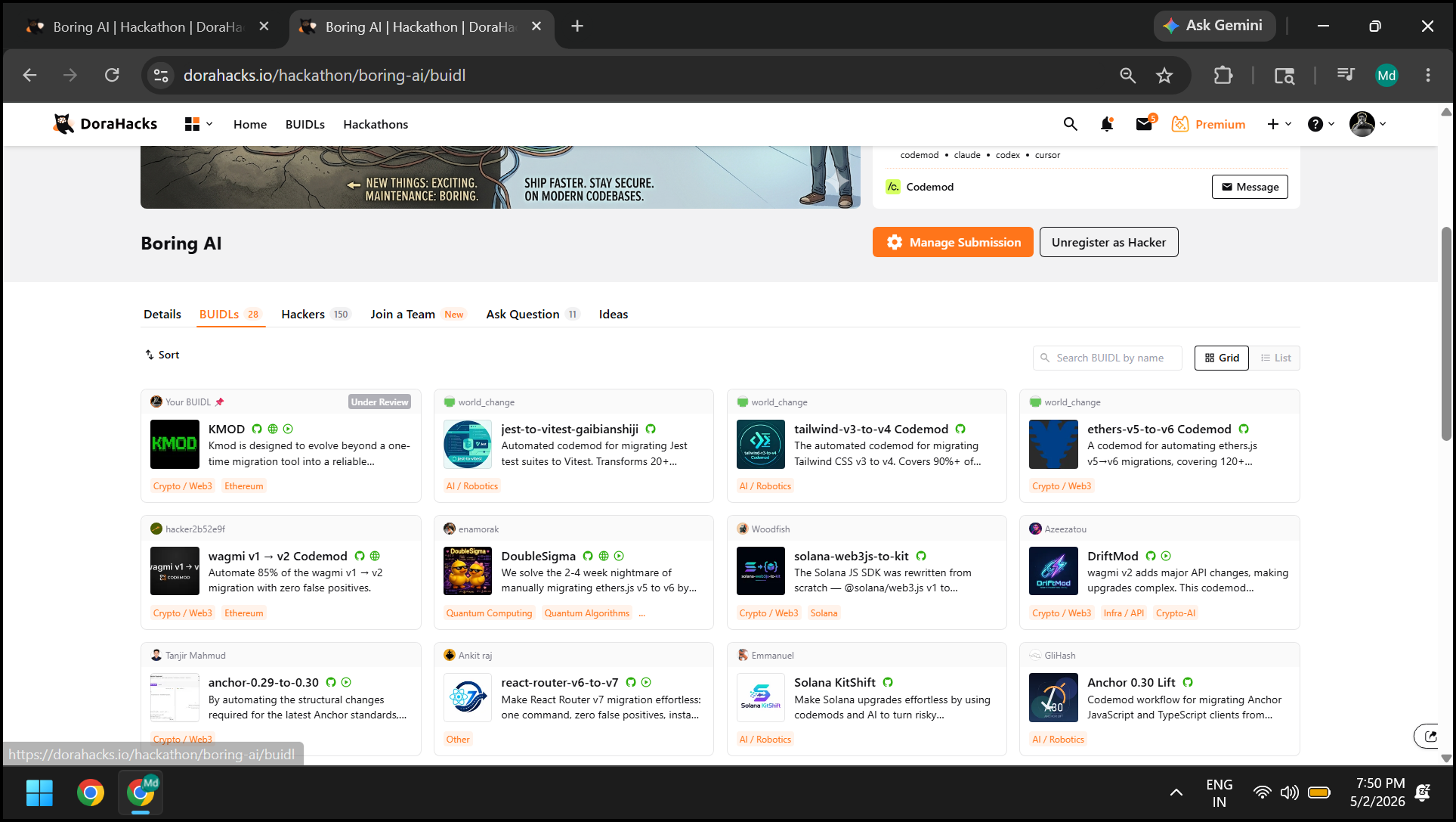 DoraHacks - Leading Open Source Incentive & Hackathon Community Platform
