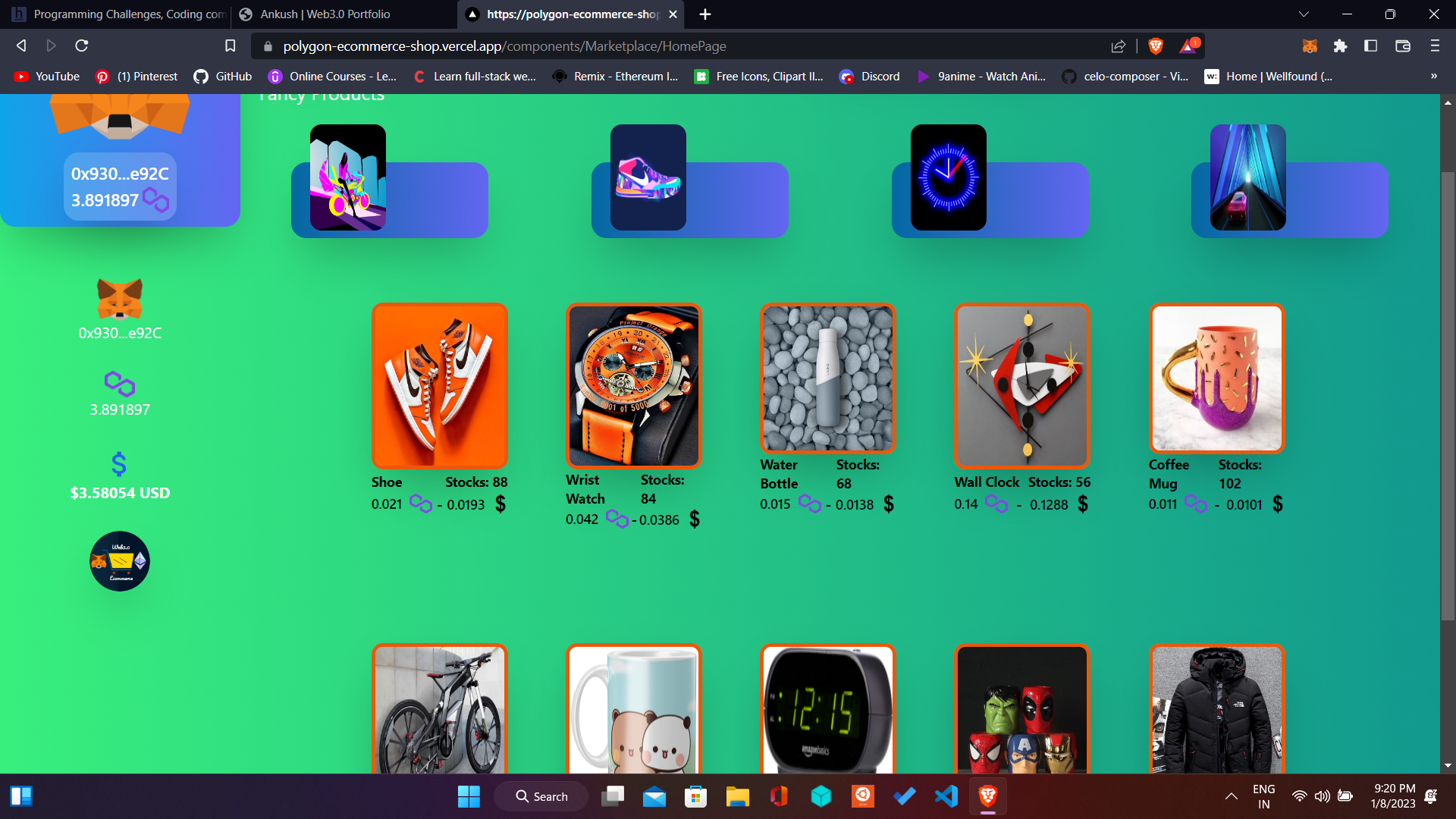 Web3 E commerce Dapp Buidls DoraHacks