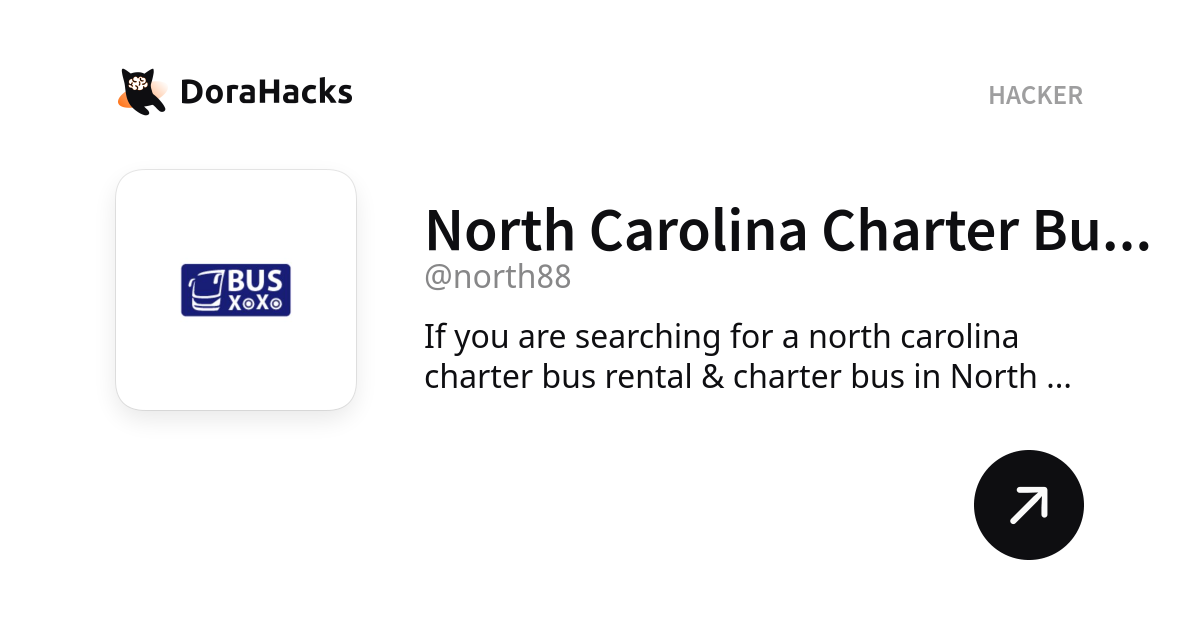 North Carolina Charter Bus | Hacker | DoraHacks